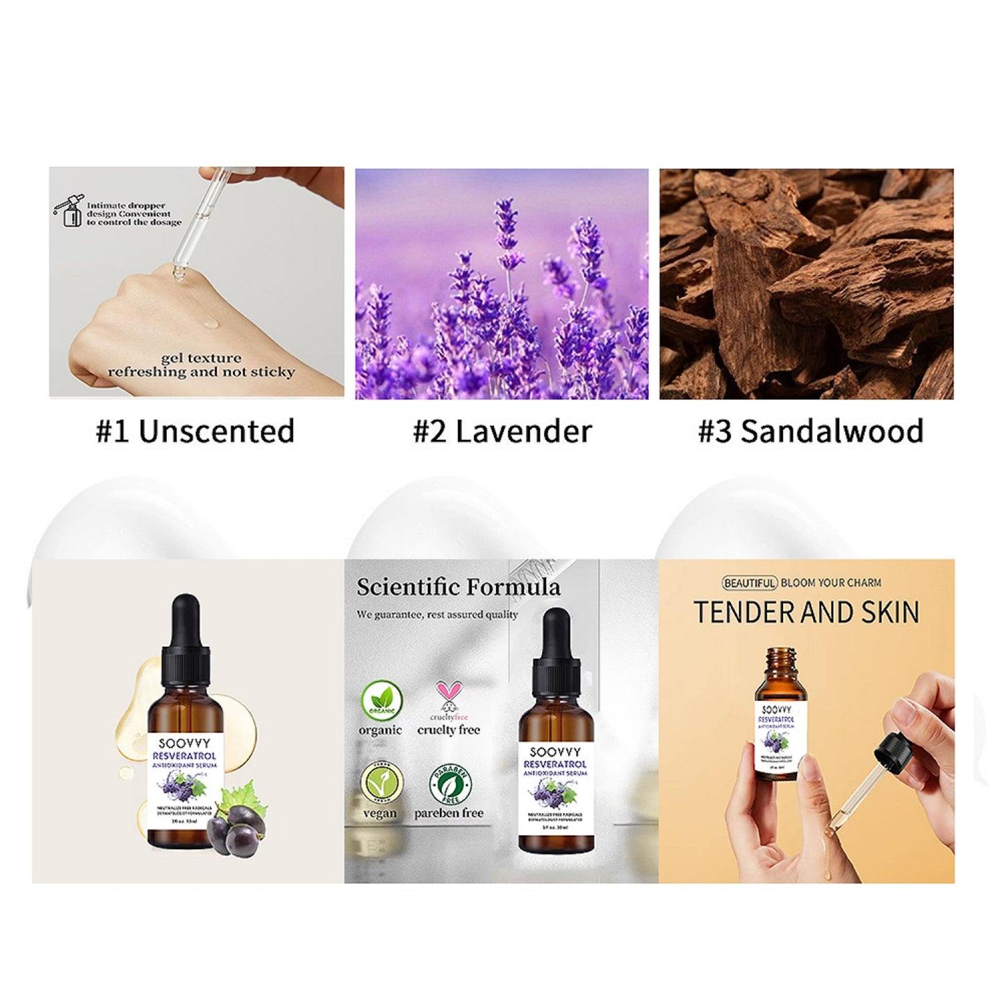 SOOVVY Natural Sleep Serum Grape Seed Magnesium & Lavender Oil ,Deep Hydration • Calming Sleep Aid • Skin Barrier Repair ,Korean Skincare, 1 fl oz