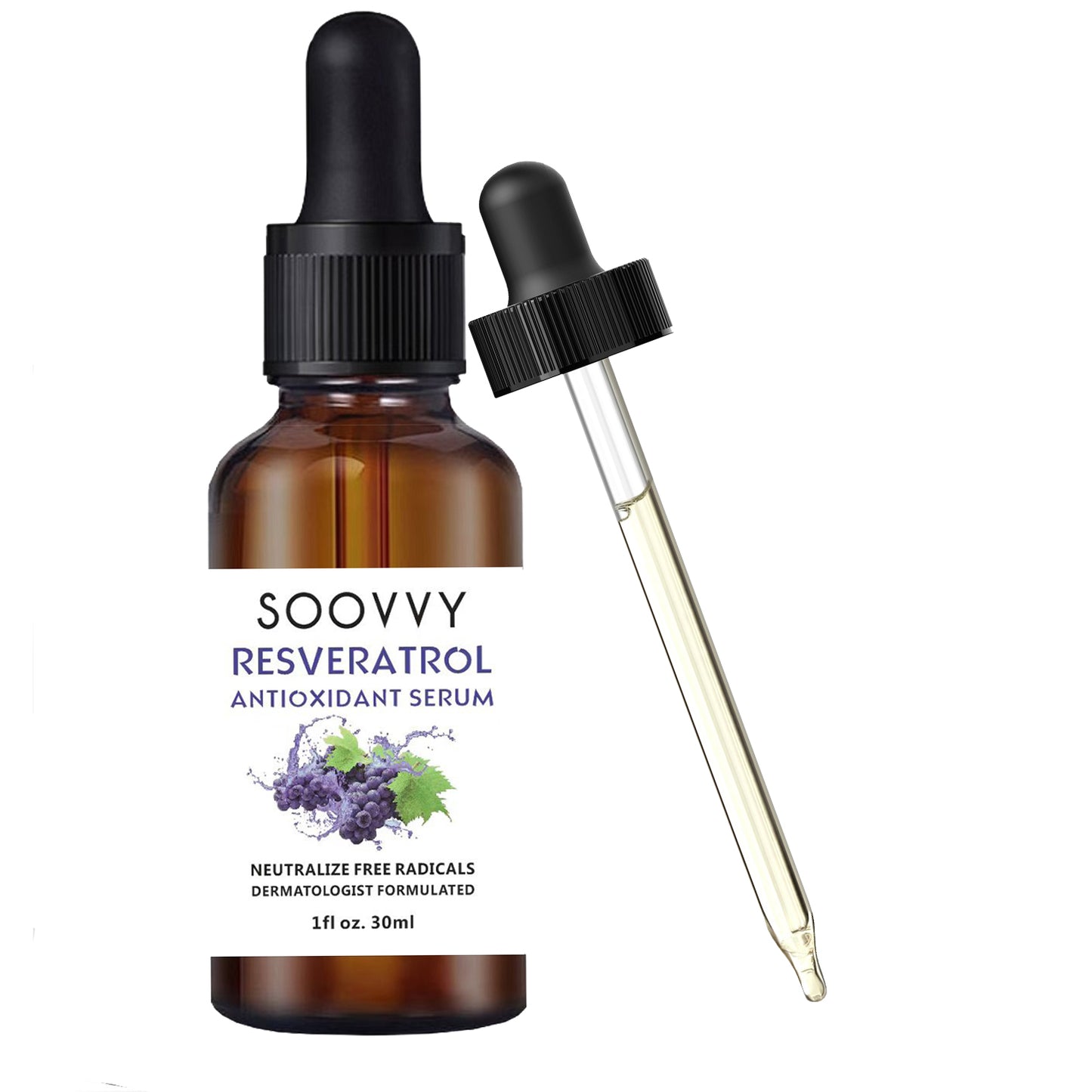 SOOVVY Natural Sleep Serum Grape Seed Magnesium & Lavender Oil ,Deep Hydration • Calming Sleep Aid • Skin Barrier Repair ,Korean Skincare, 1 fl oz